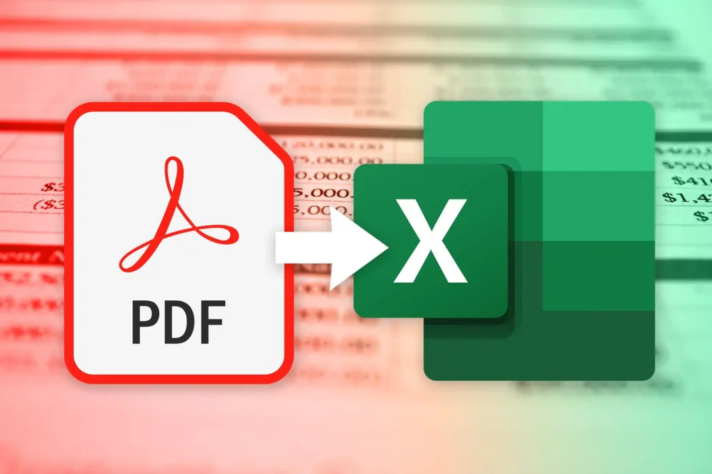 pdf to excel convert